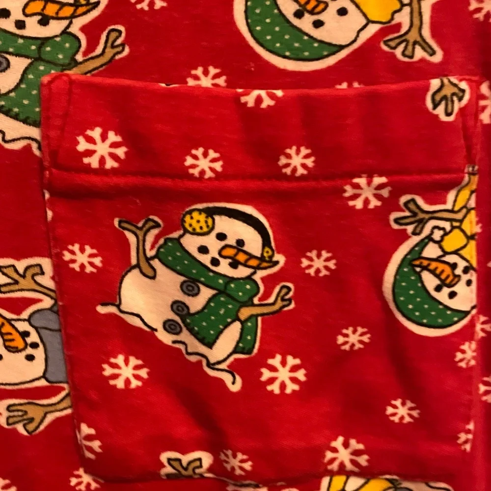 Festive Red Pajama Top and bottom set